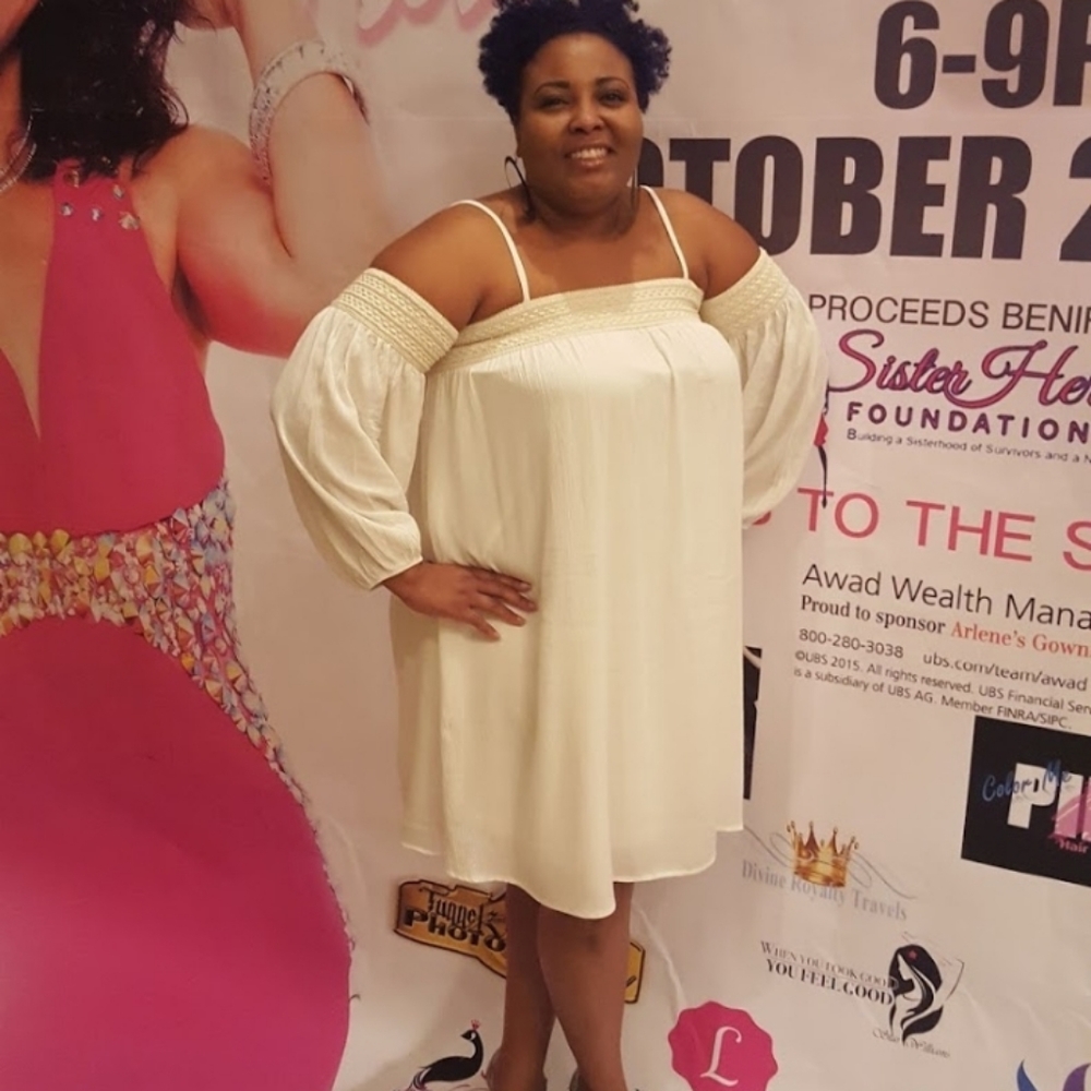 Charlotte Russe Off the shoulder dress